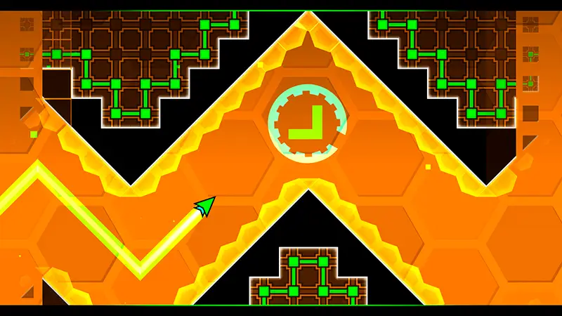 Revisão do viciante jogo arcade Geometry Dash